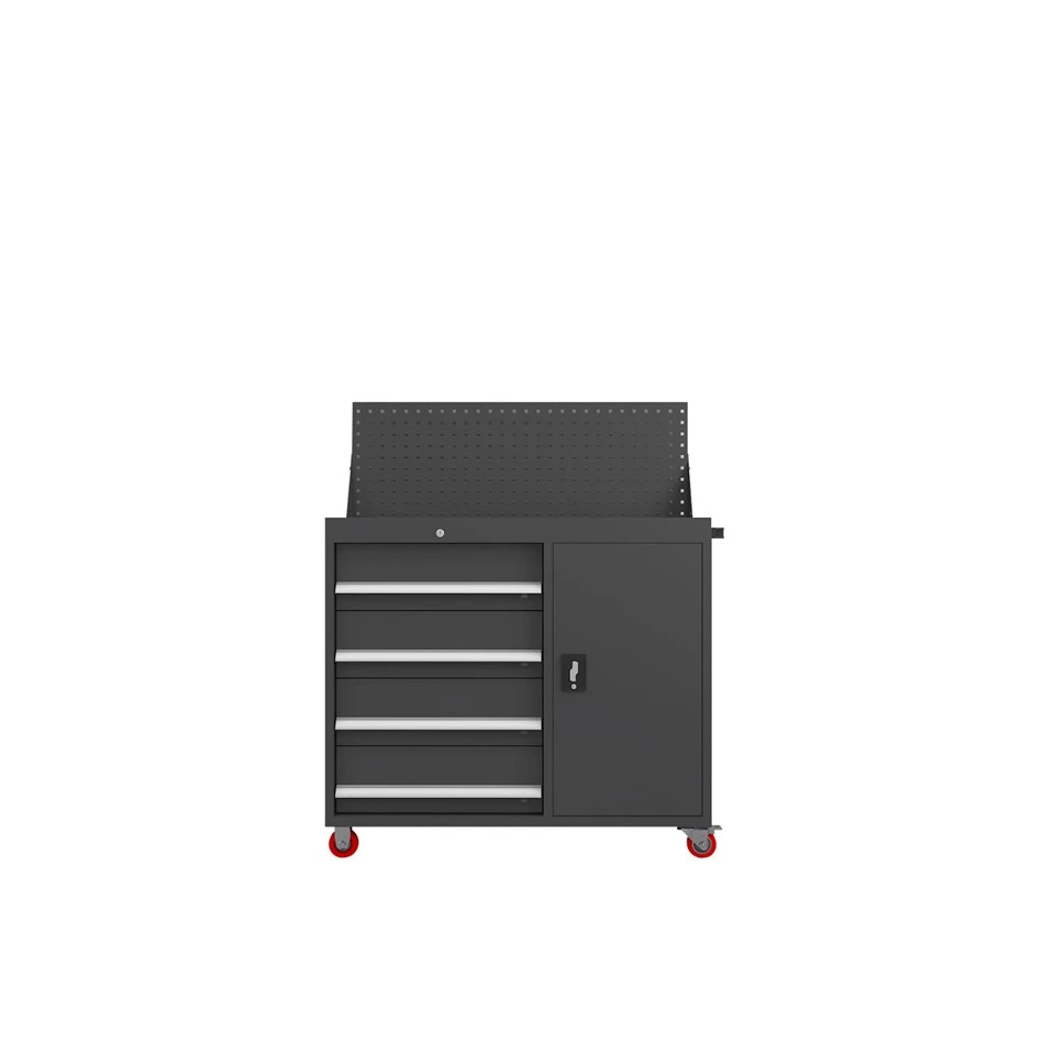 4-Drawer 1-Door Tool Cart manufacturers