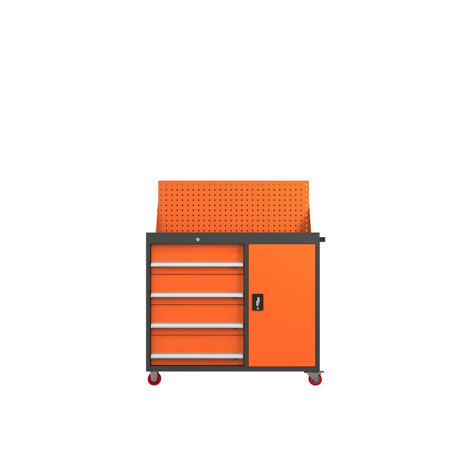 4-Drawer 1-Door Tool Cart suppliers