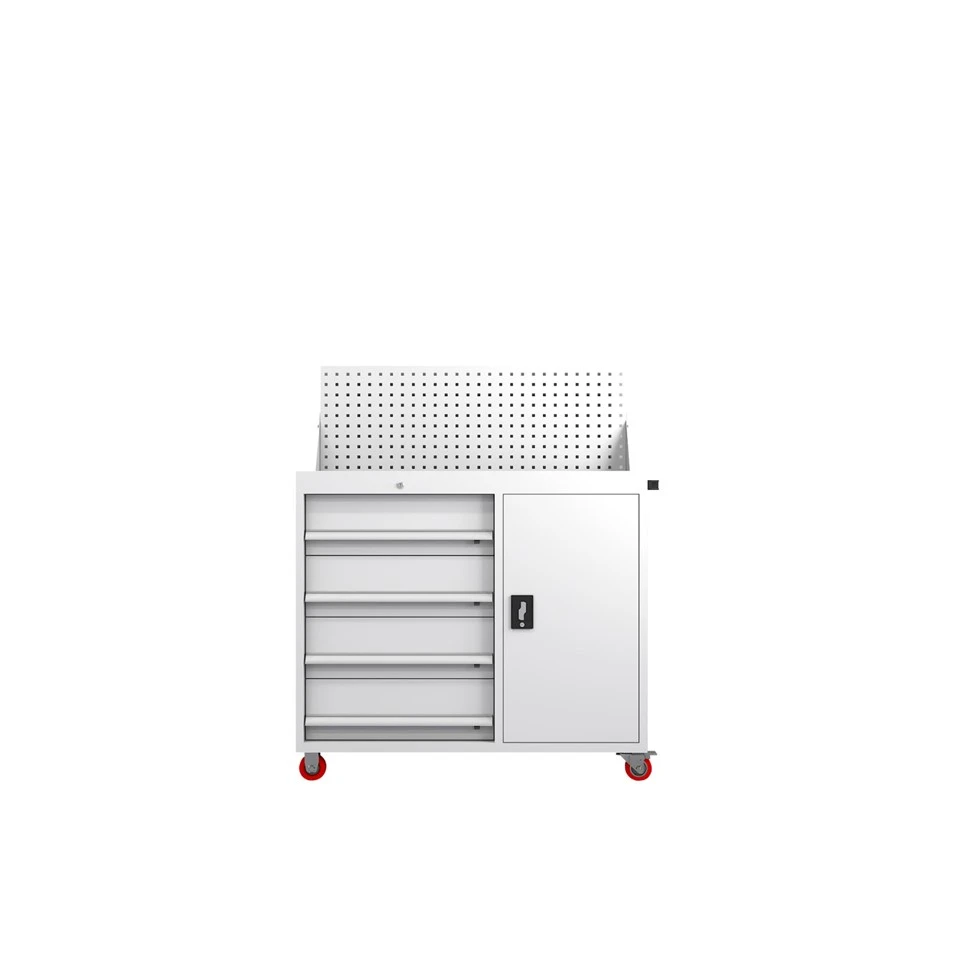 4-Drawer 1-Door Tool Cart factory