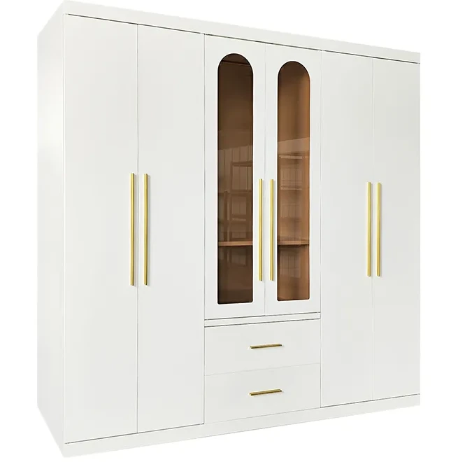 6 Door Wardrobe With Drawers