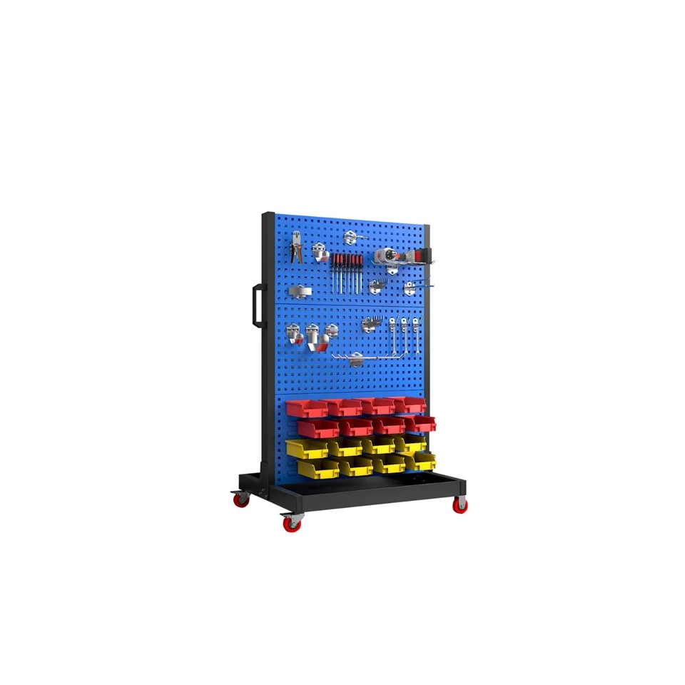 Tool Hanging Rack With Pegboard And Storage Bins suppliers