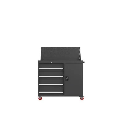 4-Drawer 1-Door Tool Cart