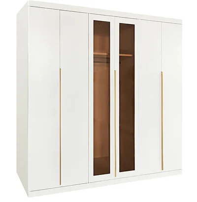 6-Door Long Handle Wardrobe